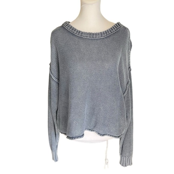 American Eagle - Boat Neck Oversized Slouchy Sweater Sz M - Picture 1 of 6